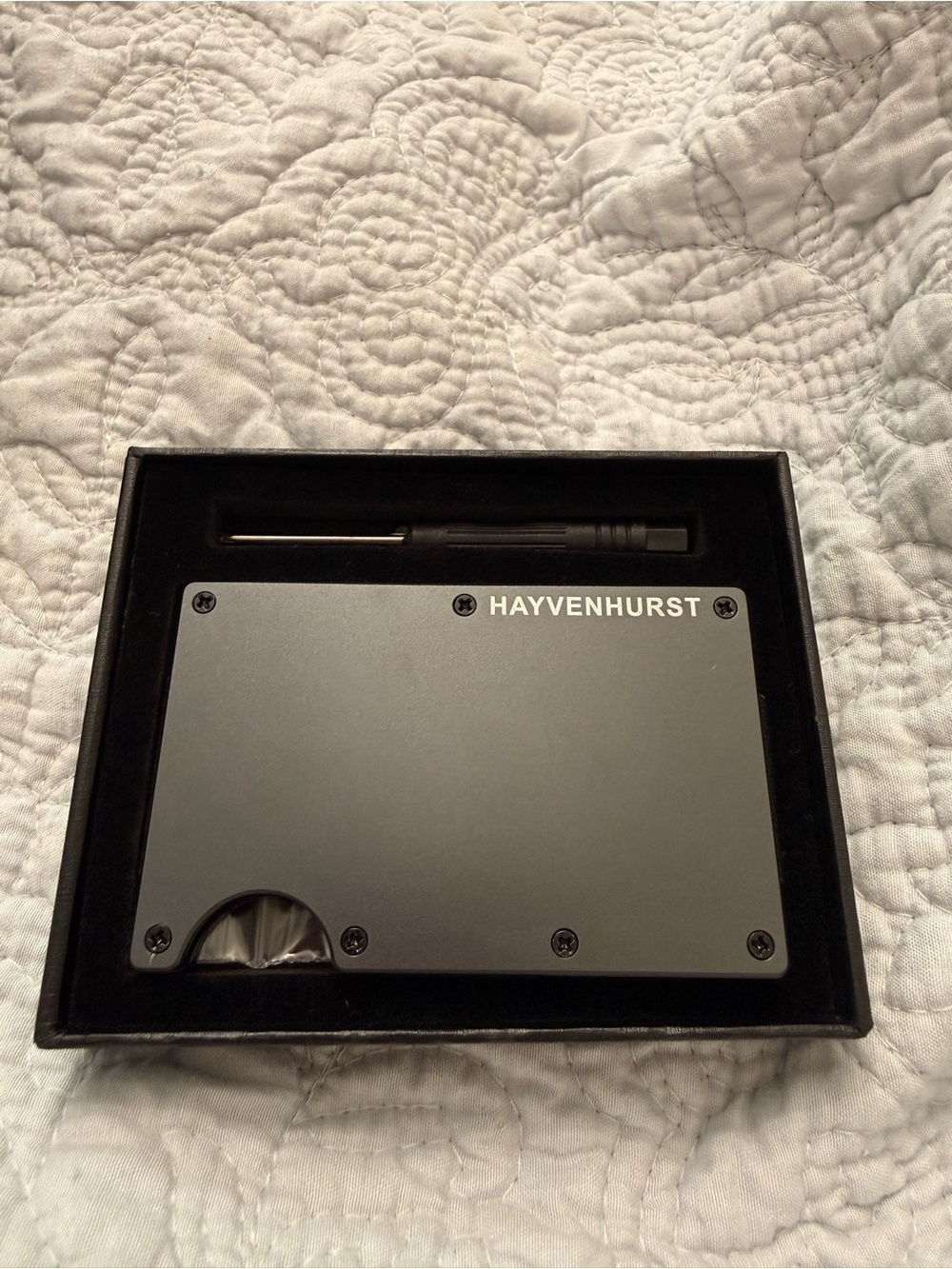 Hayvenhurst Metal Money Clip Wallet